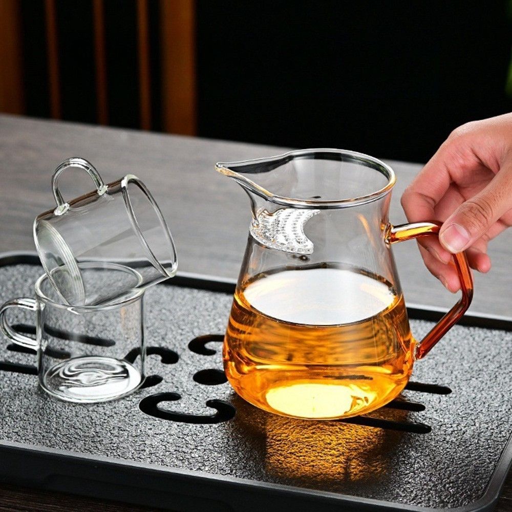 【GlassKing】GK-069 月牙茶海 月牙公杯 耐熱玻璃茶海 功夫茶具 分茶杯 分酒杯 公道杯, , large