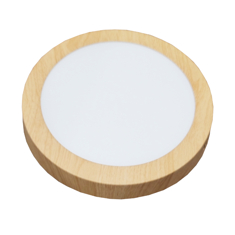 SK-586DV 18W Simple Microwave Induction Panel Light (Natural Light - Wood Grain), 自然光, large