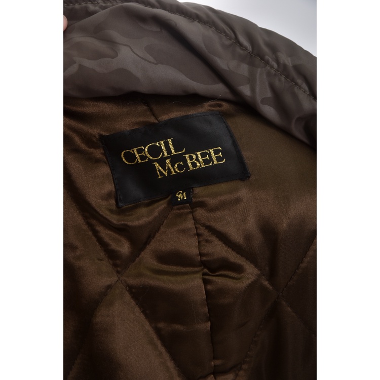 (M) cecil mcbee棉質迷彩連帽綠色外套二手衣, , large