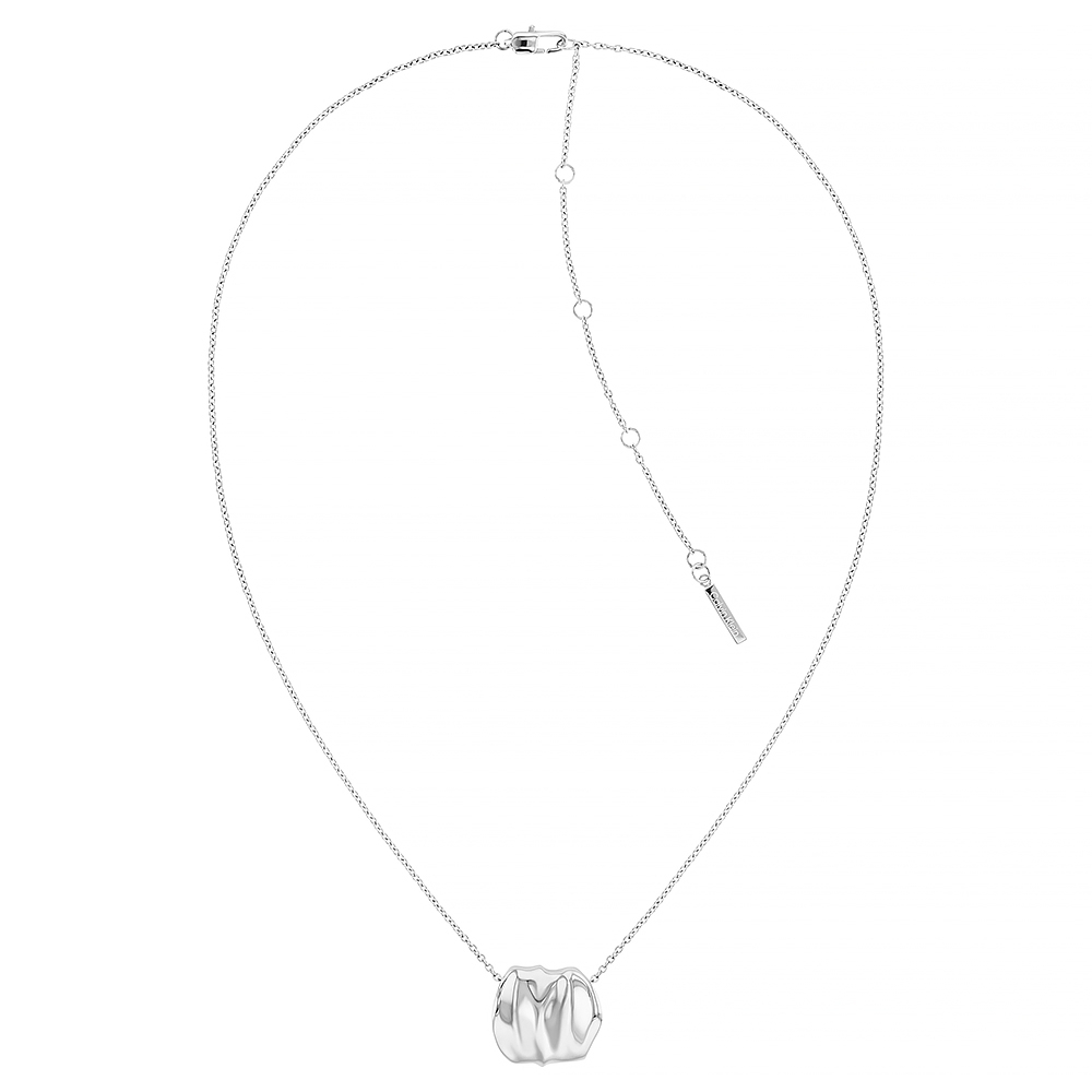 Calvin Klein CK Elemental 水波墜飾項鍊 母親節送禮推薦 35000638, , large