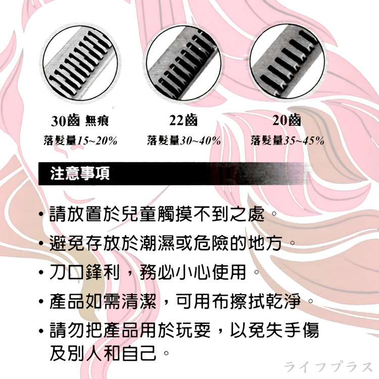 SUNDEN專業不鏽鋼美髮剪+髮梳-1組, , large