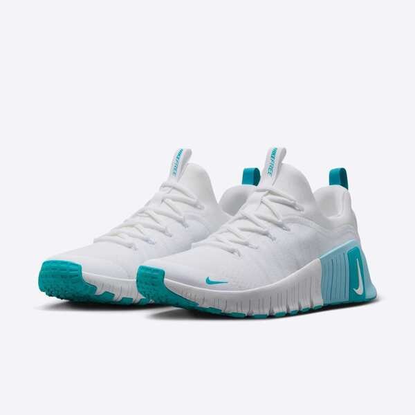 Nike W Free Metcon 6 女 訓練鞋 運動鞋 健身 重訓 分襪式 緩震 白藍 [FJ7126-107], , large