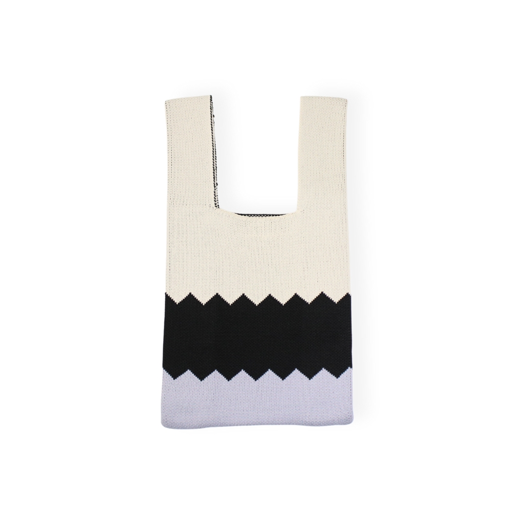 【YUN SELECT】 Knitted handbag, , large