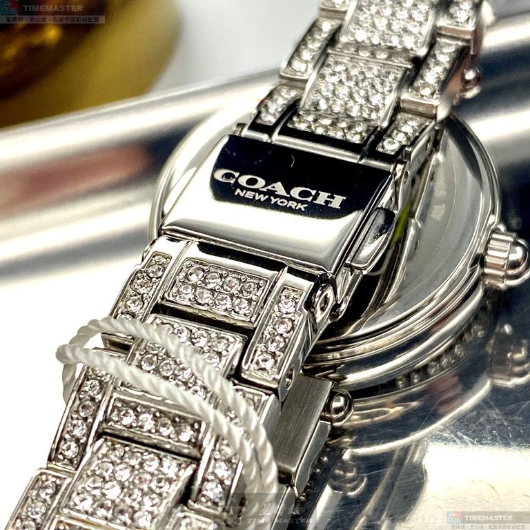 [星晴錶業]COACH手錶,26mm,CH00027銀色錶面銀錶殼銀色精鋼錶帶款, , large