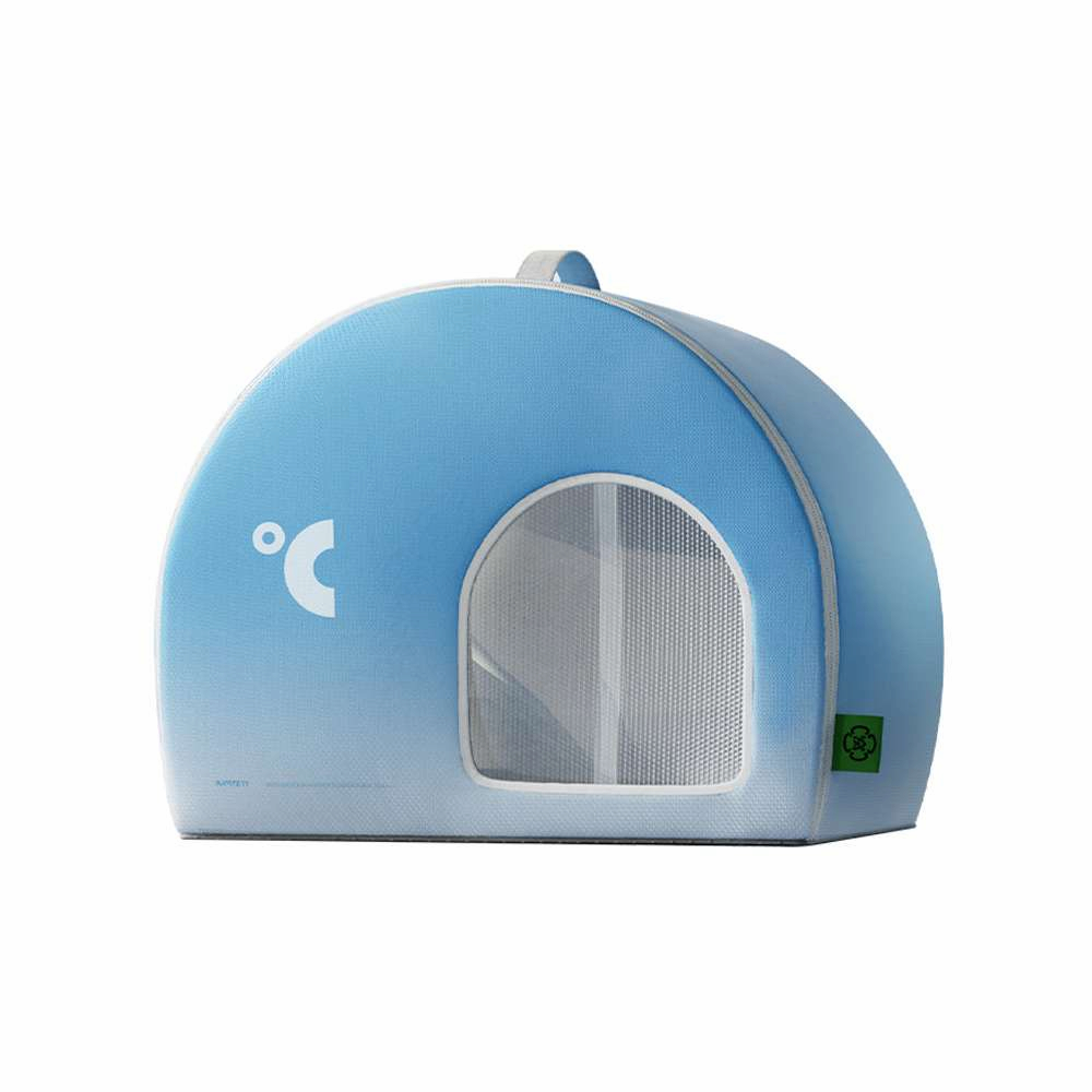 摩達客寵物-狗狗貓咪空調冷氣房冰涼窩-小號款附8入冰晶盒-狗窩貓窩毛孩冰屋, , large