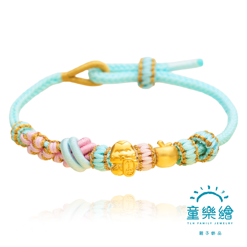 【童樂繪金飾】蛇瑞平安 兒童彌月編織手繩 約重0.06錢&plusmn;0.02 (滿月禮  彌月禮 黃金999), , large