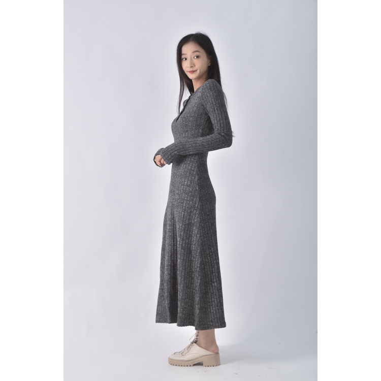 (S) hervelegerv領灰色洋裝二手衣, , large