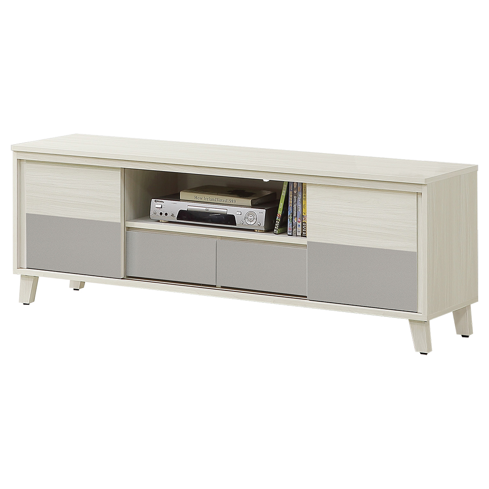 【Hampton 漢汀堡】克洛伊白榆木雙色5尺長櫃, , large