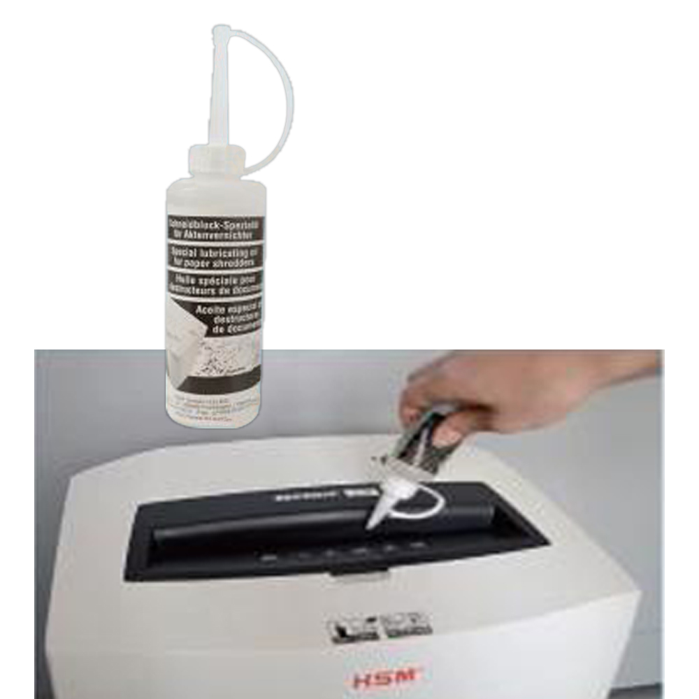 德國原裝 HSM 碎紙機潤滑保養油 250ml / 瓶, , large