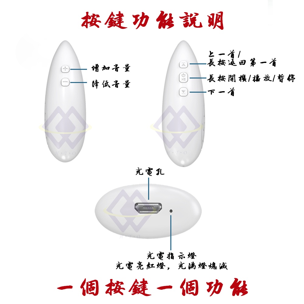 【HeTong】Waterdrop-style Buddhist Chanting Player / Built-in 50 Sutras, , large