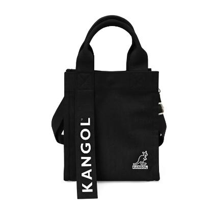 ~雪黛屋~KANGOL 手提方包小容量進口防水帆布活動長背帶手提肩背斜背L6155171120, , large