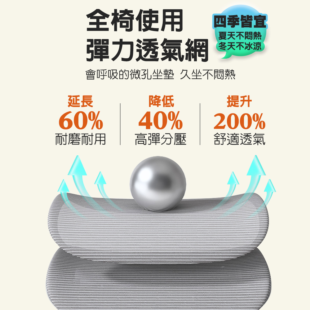 【G+居家】免組裝 人體工學8D萬向軟扶手電腦椅-灰色-鋁合金腳架-大平腳(2吋炫風水晶黑(有飾蓋)), , large
