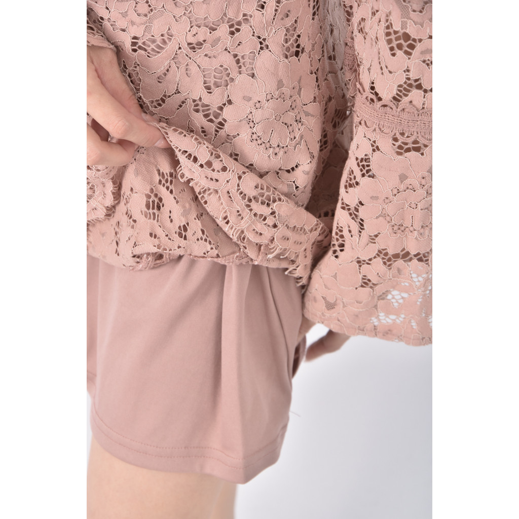 (S) air space蕾絲粉色洋裝二手衣, , large