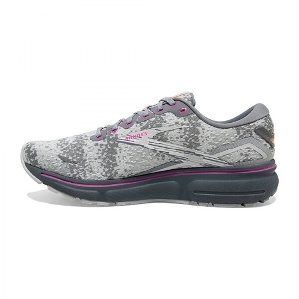 Brooks Ghost 15 男 慢跑鞋 運動 路跑 避震緩衝象限 數位迷彩限定款 灰 紫 [1103931D147], , large