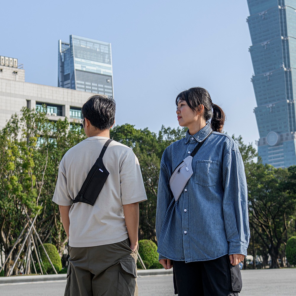 【YUN JOIN】RFID 防盜刷貼身旅行包-藍色   旅遊腰包 運動腰包 胸包 隱形包 防盜 防竊 護照包, , large