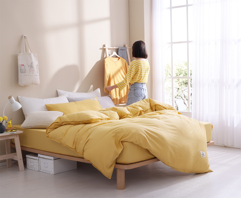 【Darphia 朵法亞】繽紛織品套組_雙人_( 枕套x2 兩用被x1 厚床包x1 ), , large