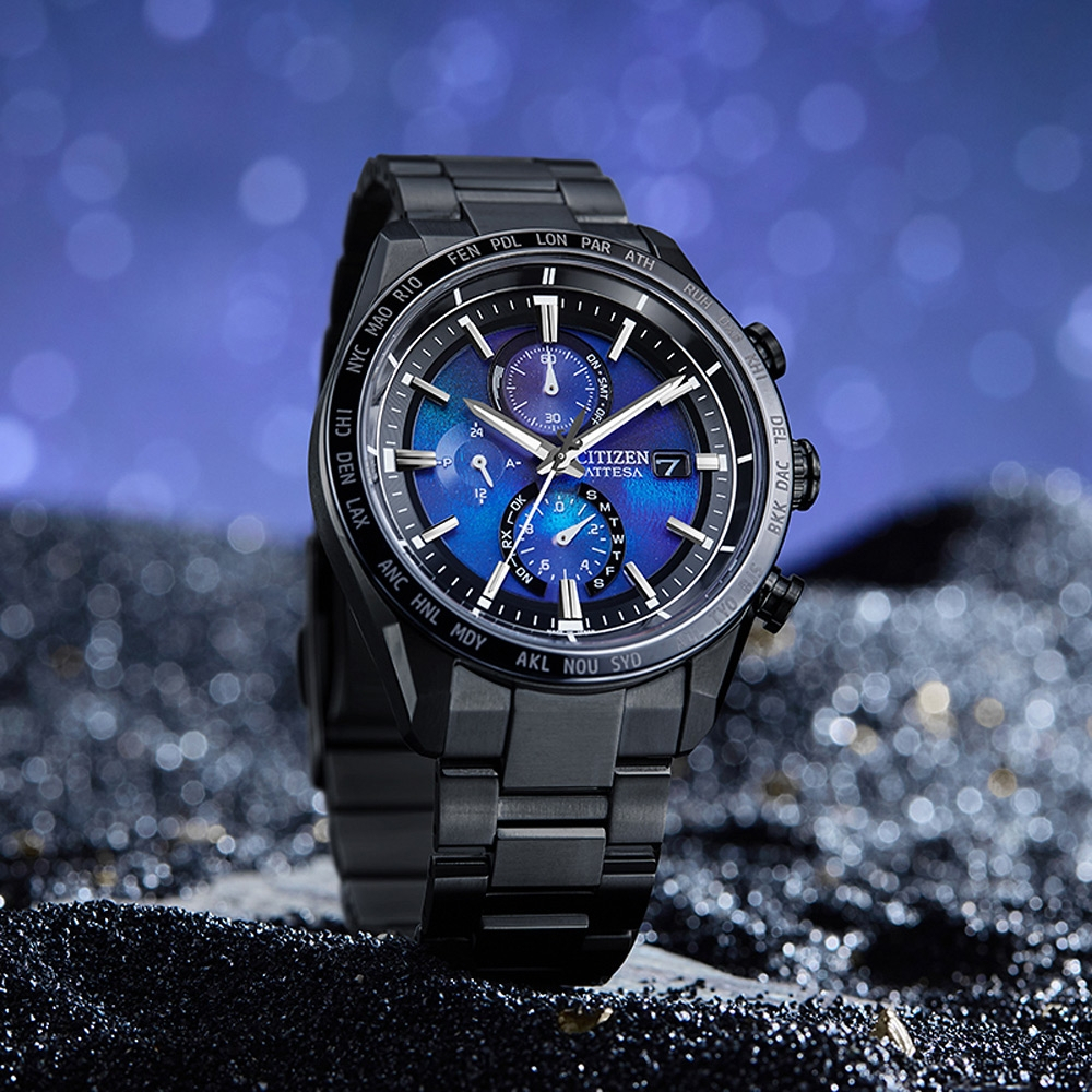 CITIZEN 星辰 HAKUTO-R限定 鈦金屬 光動能電波計時手錶 AT8285-68Z, , large