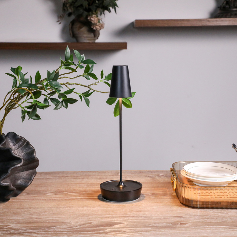 【可易家電】日本MoriMori LED T-Light ALTO 金屬復古氛圍燈-黑色 FTL-23AL-BK, , large