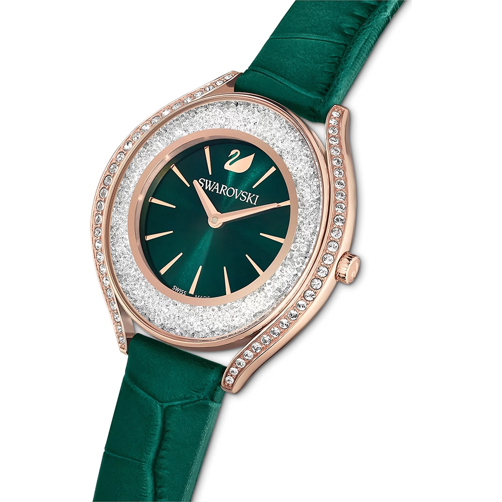 SWAROVSKI 施華洛世奇 送禮 Crystalline Aura 奢華水晶女錶 手錶-35.5mm 5644078, , large