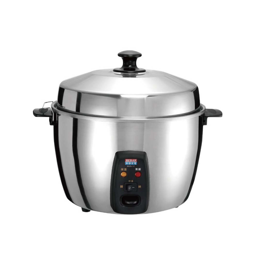 HERAN 11-Cup Stainless Steel Rice Cooker SCZS-106, , large