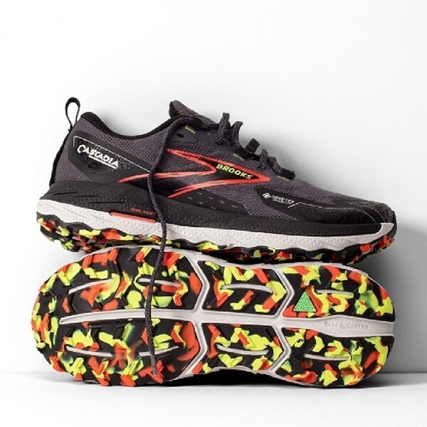 Brooks Cascadia 18 GTX 男 慢跑鞋 運動 越野 避震緩衝象限 黑紅 [1104271D016], , large