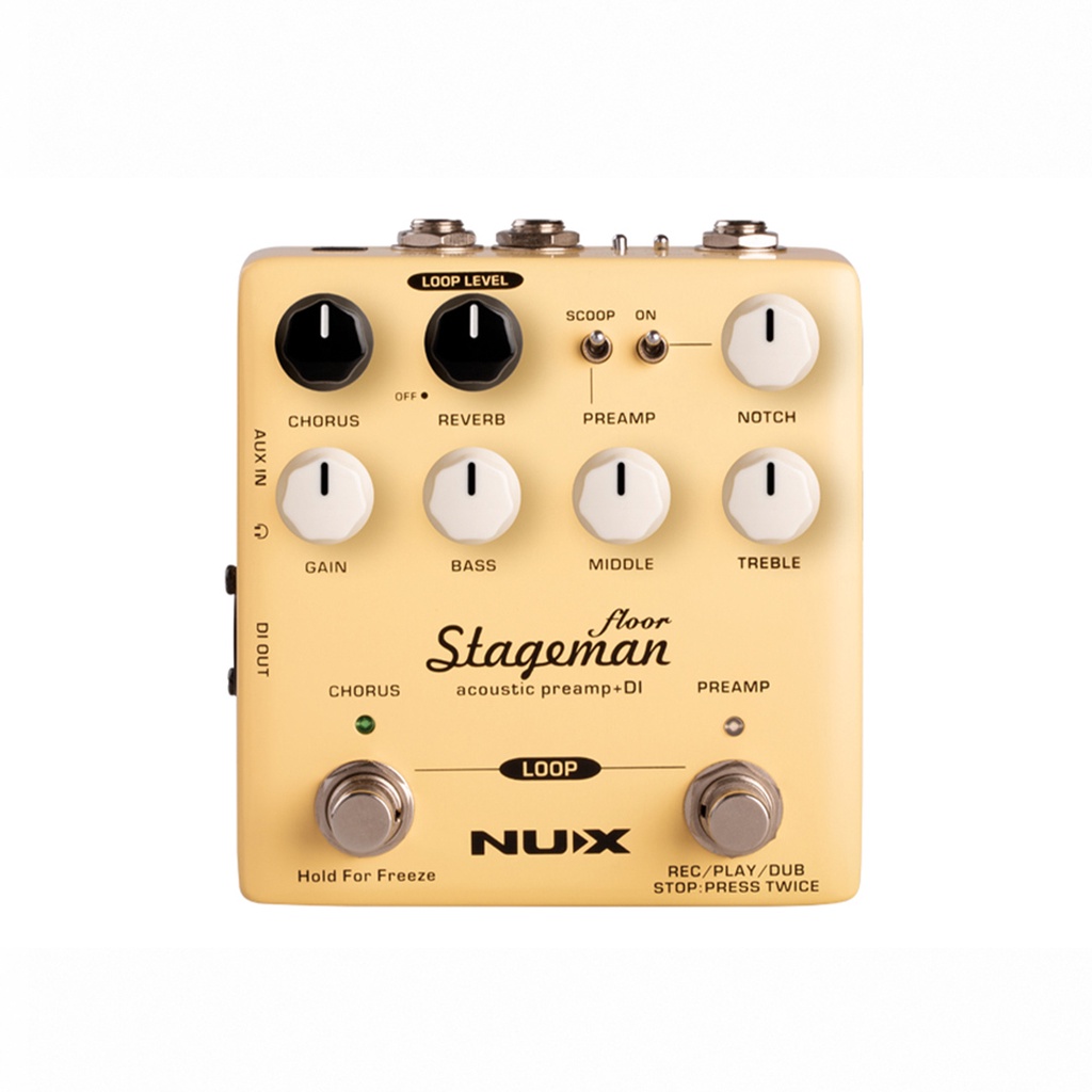 NUX STAGEMAN FLOOR NAP-5 木吉他 前級 / DI效果器【敦煌樂器】, , large
