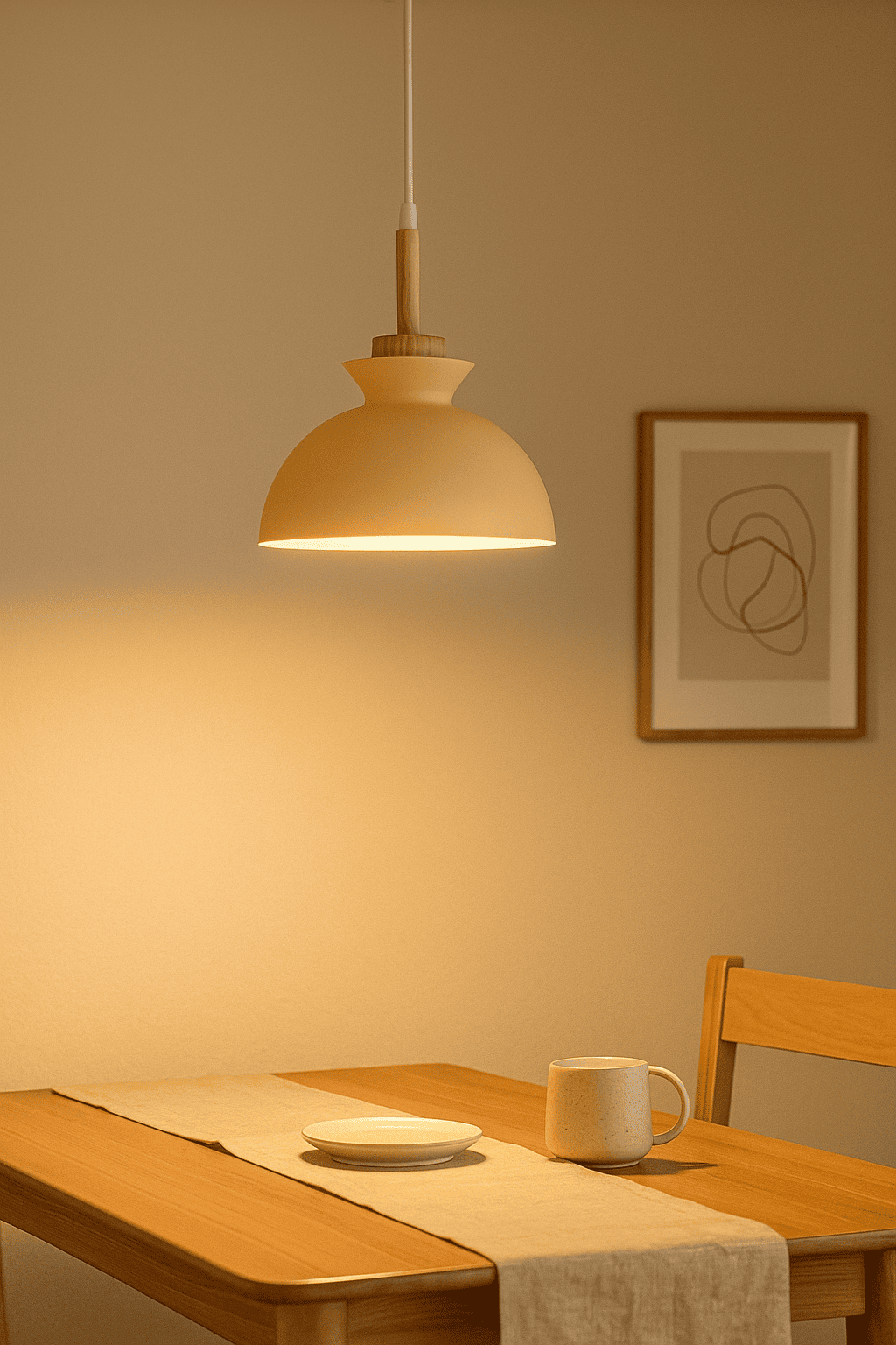 Tenkou– Classic Pendant Light – Warm Yellow, , large