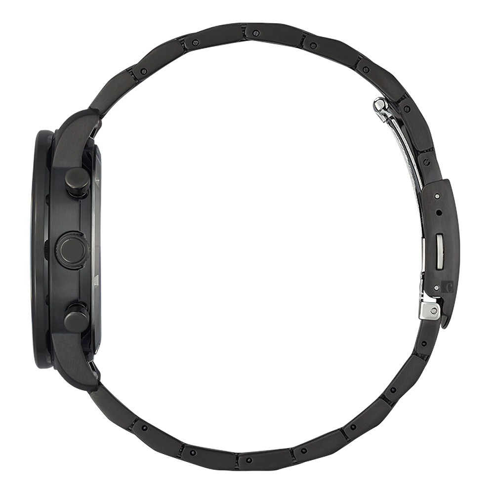 CITIZEN 星辰 光動能紳士計時手錶-黑x藍 CA4505-80L 【情人節推薦款】, , large