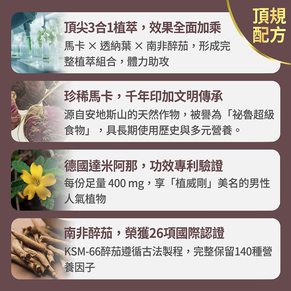 【FJ豐傑生醫】馬卡+達米阿那-30顆/袋(增強體力ｘ精神旺盛), , large