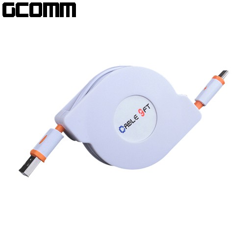 GCOMM micro-USB 強固型充電傳輸伸縮扁線 (1.8米) 青春綠, , large