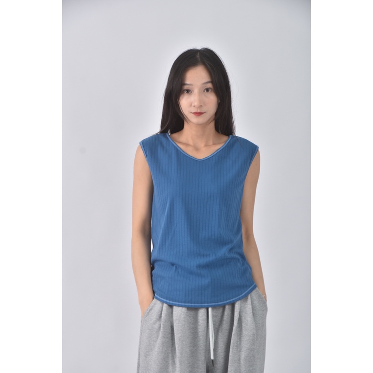 (S) ciaopanic typy質感背心藍色上衣二手衣, , large