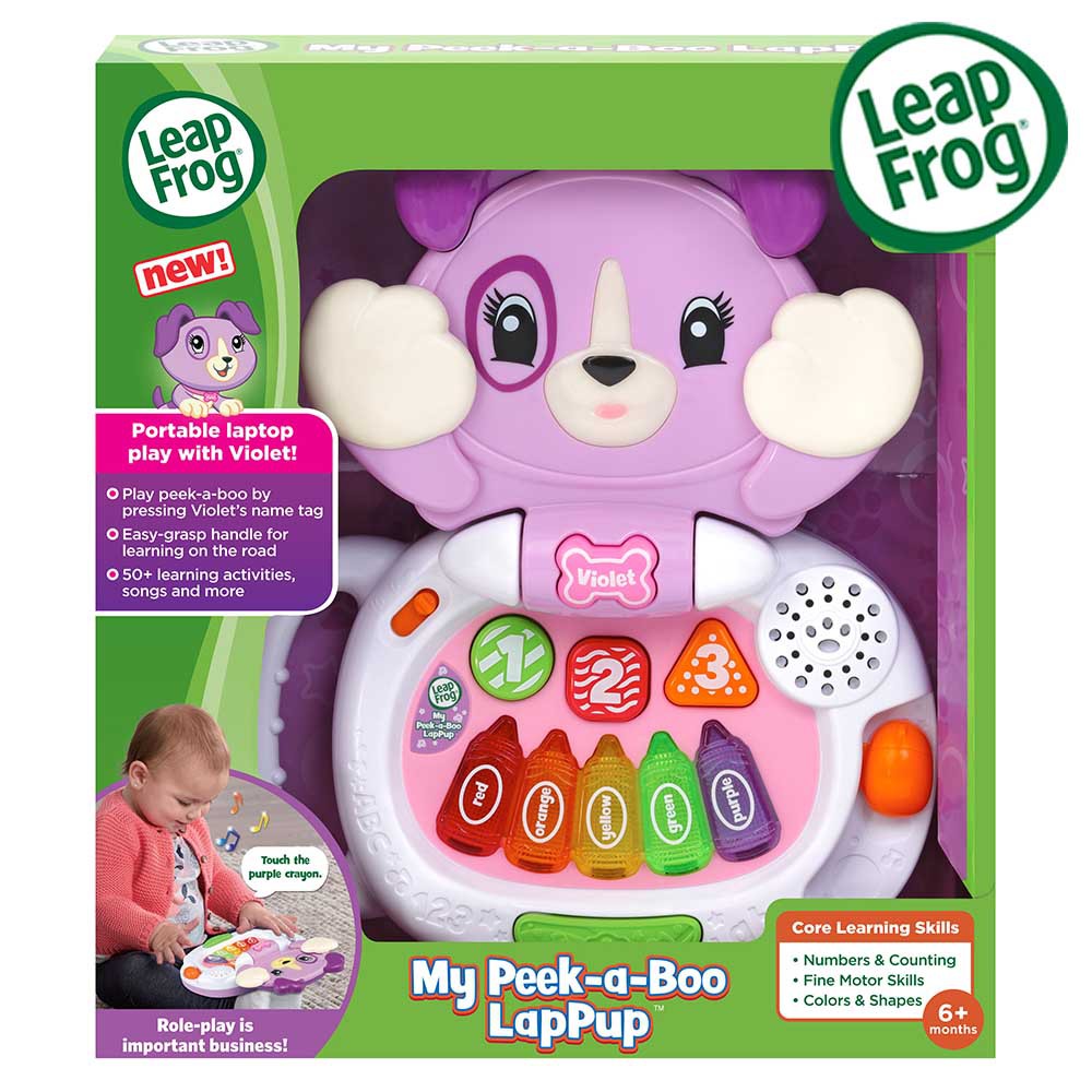 官方直營【LeapFrog】躲貓貓筆電小狗-Violet, , large