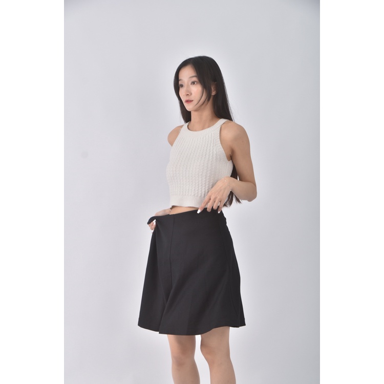 (2XL) lativ質感黑色短裙二手衣, , large