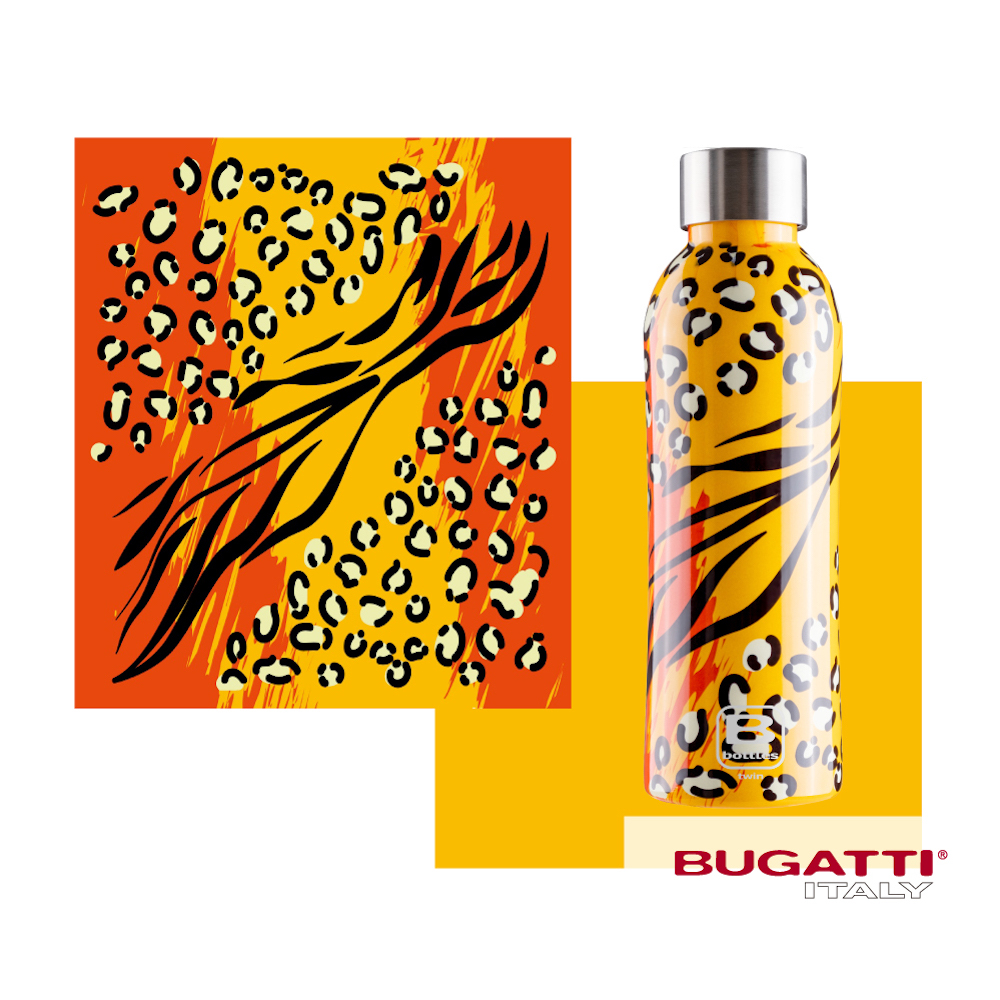 【Bianco di puro 彼安特】BUGATTI 狂野橘豹保溫瓶800ml, , large