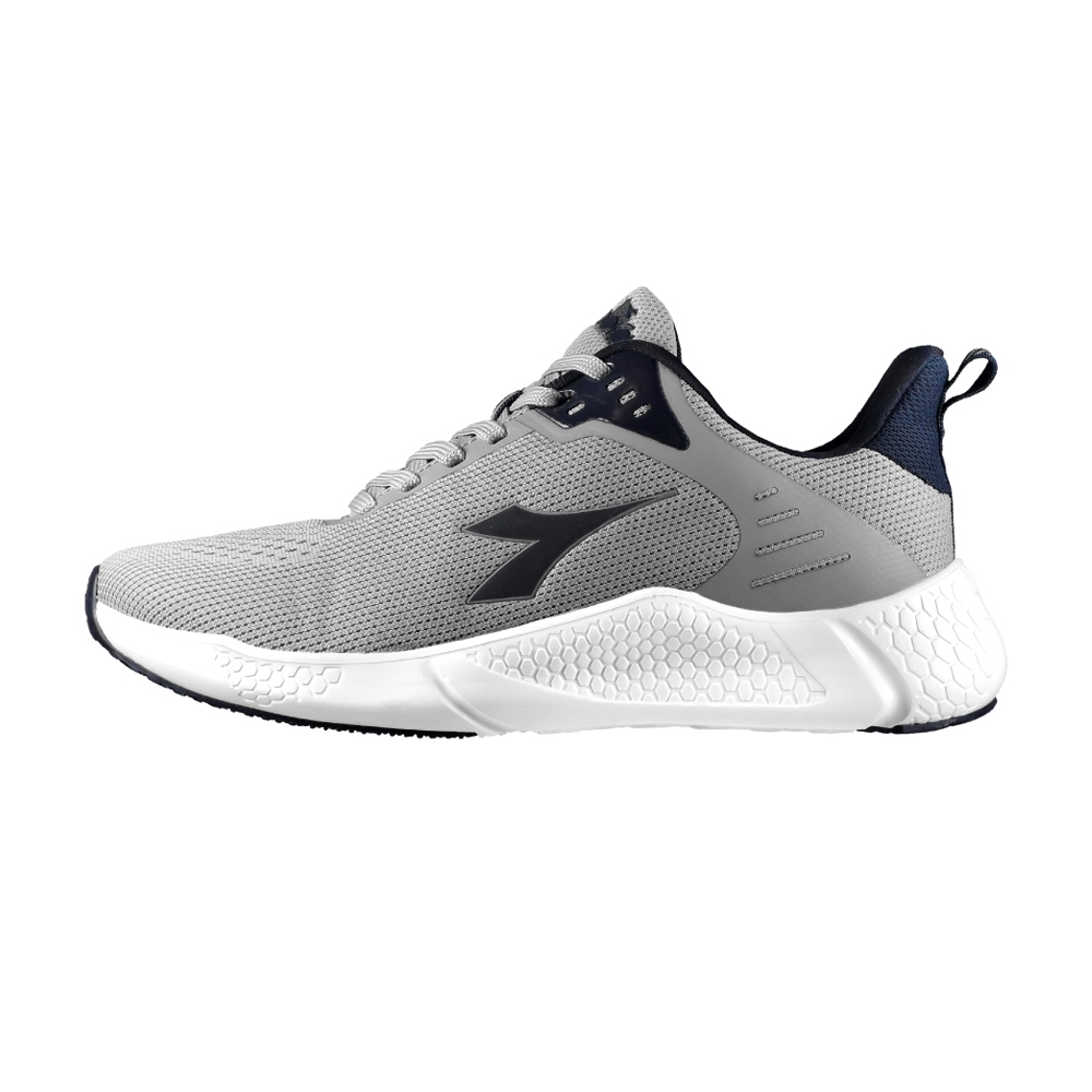 DIADORA迪亞多那 輕量專業慢跑鞋 男運動鞋 男鞋 寬楦 高腳背 反光 透氣 TPU 康特杯 回彈 緩震鞋墊 灰 黑, , large