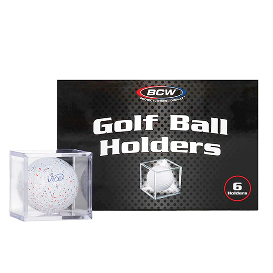 BCW Golf Ball Display Cases – 6 Pack Acrylic Boxes, , large