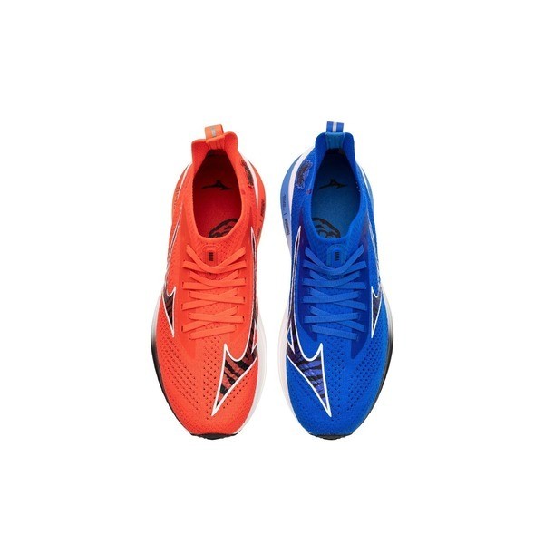 Mizuno Mizuno Neo 男 慢跑鞋 路跑 襪套 緩衝 鴛鴦 藍紅 [J1GC258204], , large