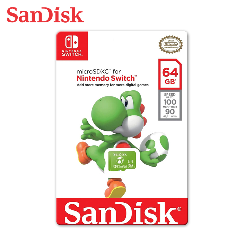 【SanDisk】Nintendo Switch 64G UHS-I A1 microSDXC 記憶卡, , large
