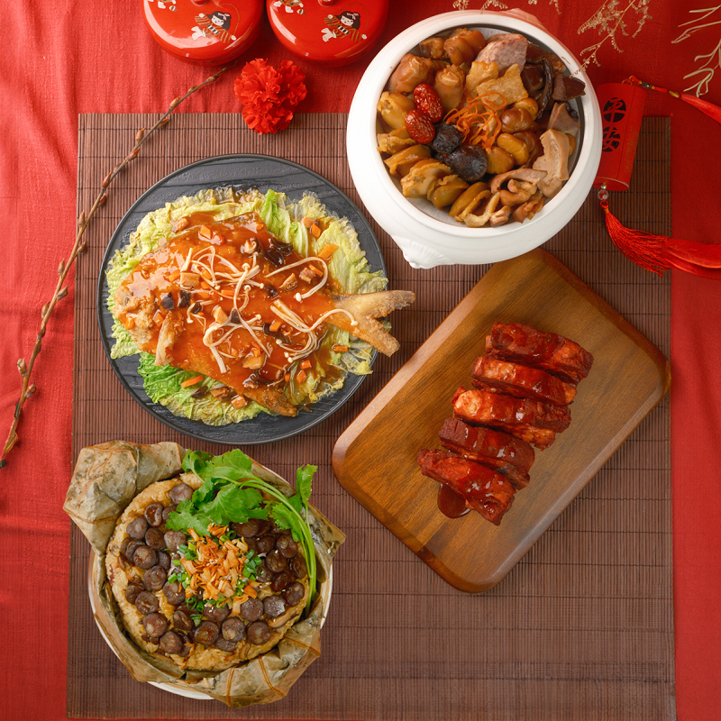 Chinese New Year Dishes, , large