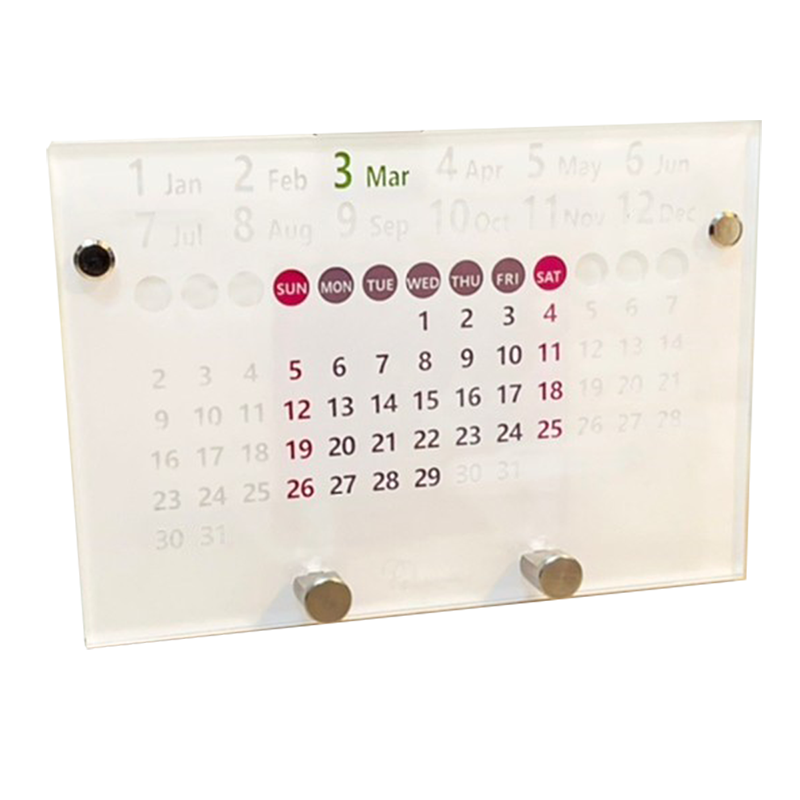 O'day Perpetual Calendar(Cell phone/Pen holder)-White,Sunday Start, , large