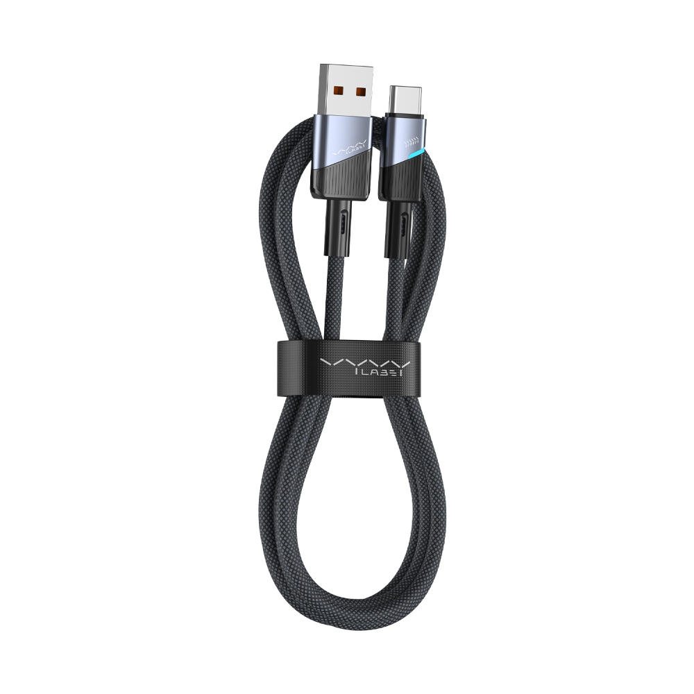 【Vyvylabs】3A Superb Series Fast Charging Cable USB to Type-C(1m)(Black), , large
