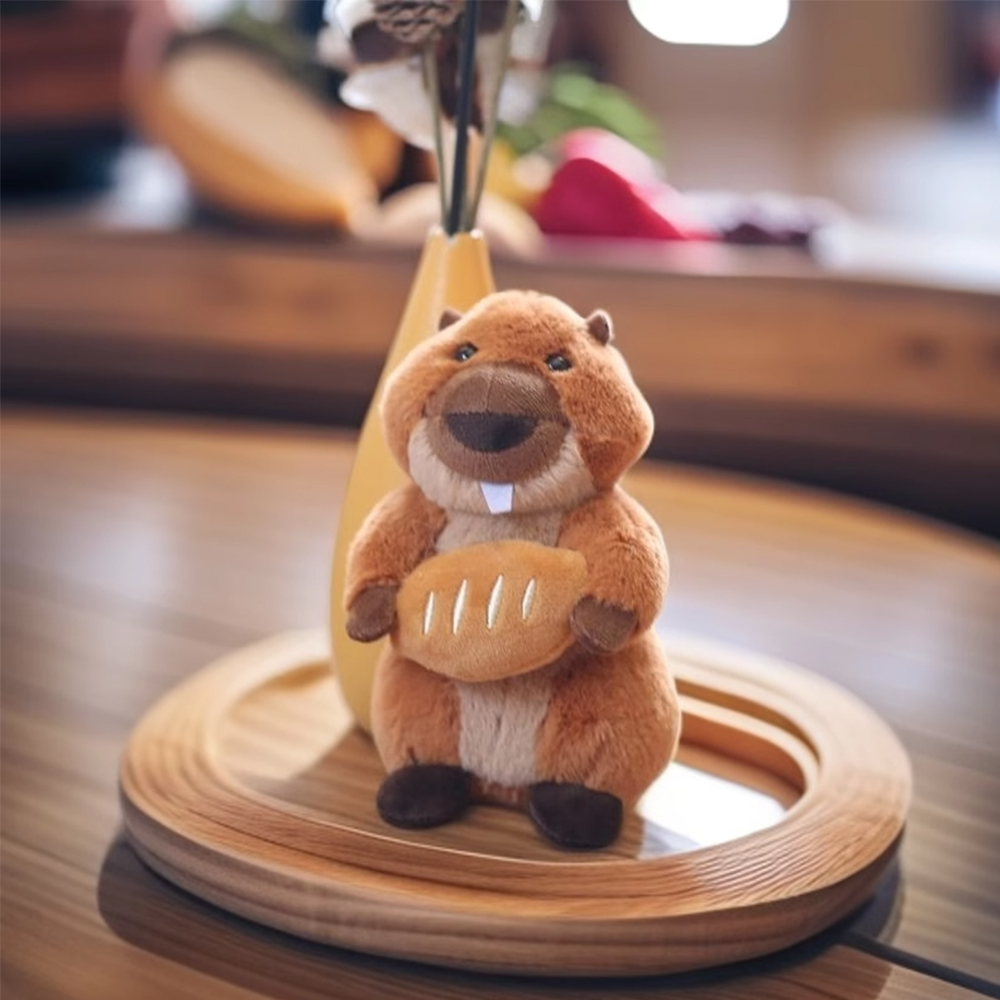 【啾愛你】趣味美食土撥鼠吊飾-芝士, , large