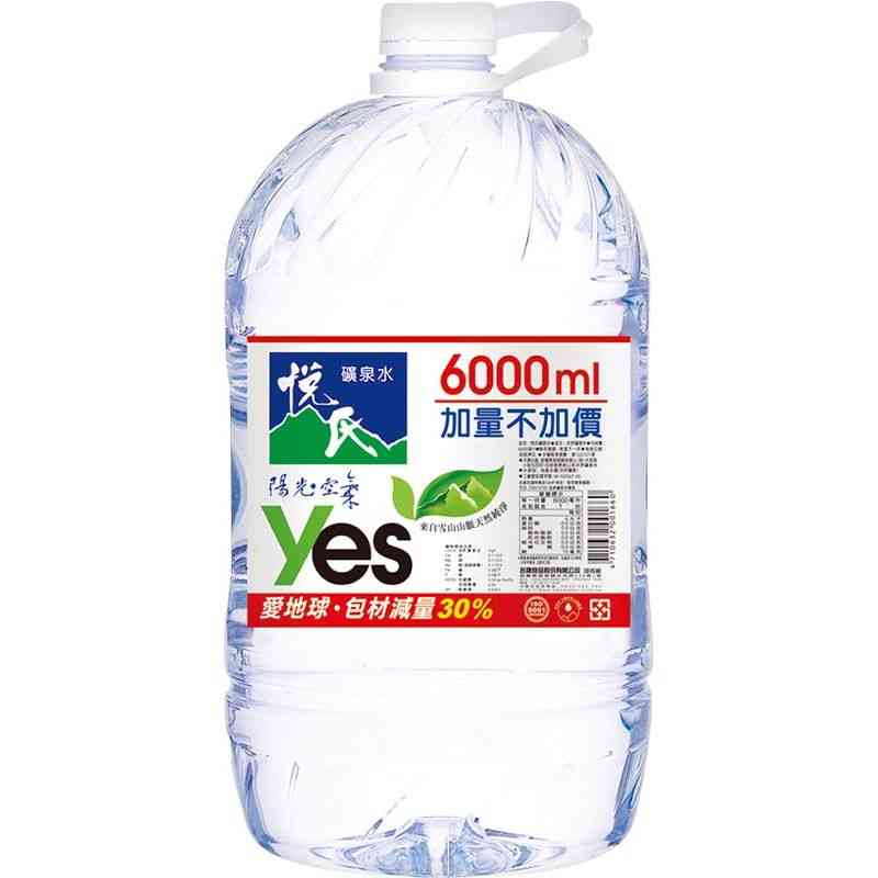 悅氏天然水6000ml, , large