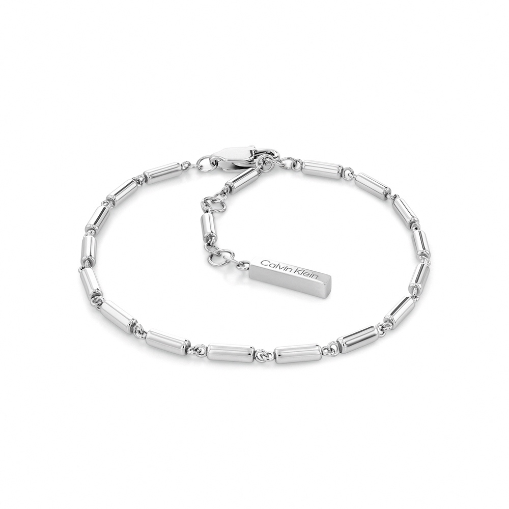 Calvin Klein CK Stacked 3件手鍊組-銀色 禮物 送禮(35000837), , large