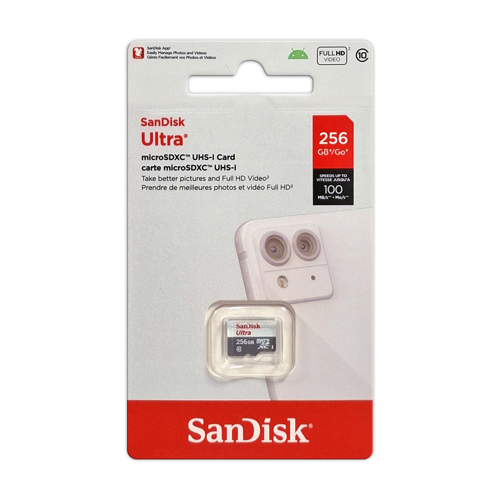 【SanDisk】 ULTRA 256G UHS-I C10 microSDXC 記憶卡, , large