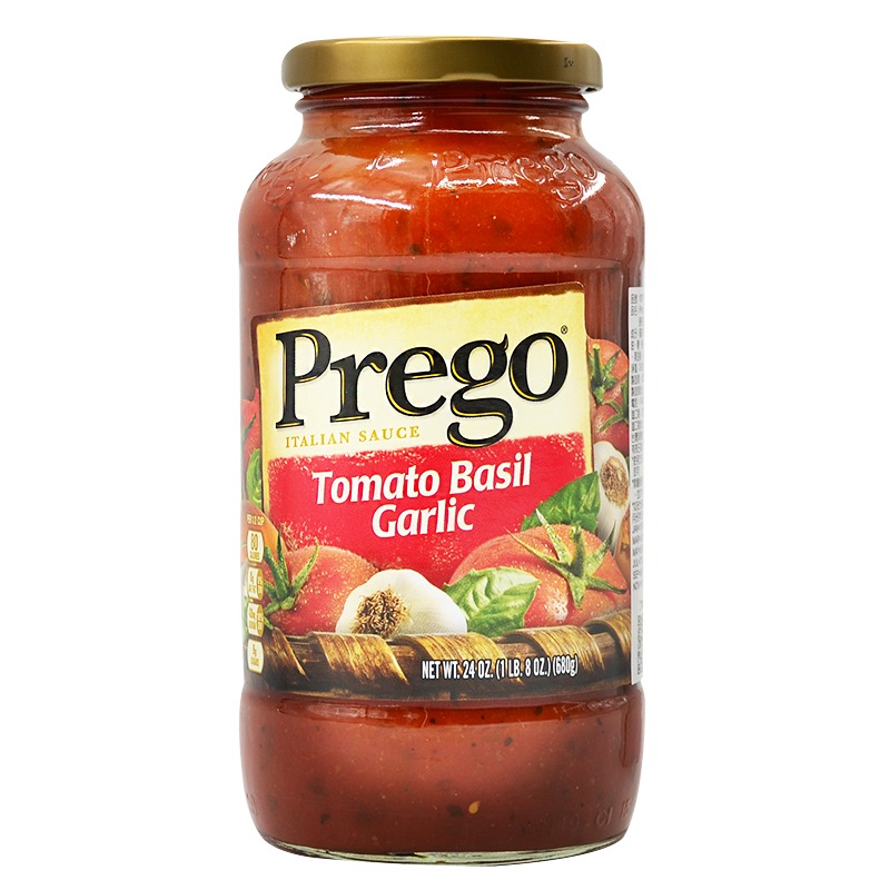 Prego Tomato Basil  Garlic pasta sauce, , large