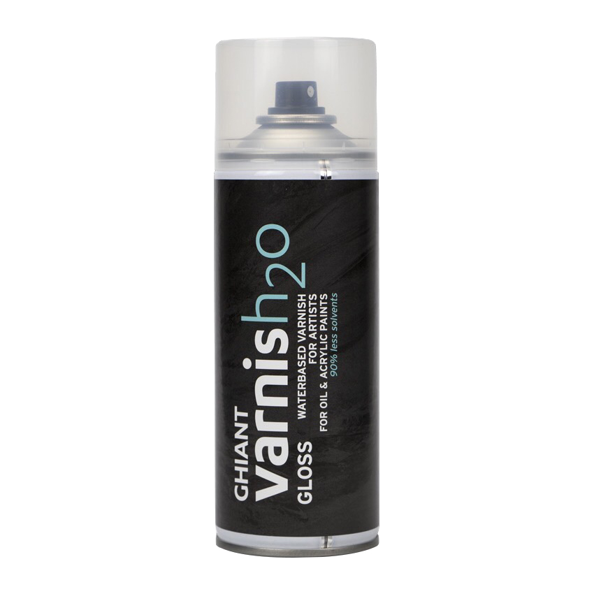 比利時 Ghiant Varnish2o 凡尼斯 水性 亮光 噴膠 400ml 12瓶 /箱, , large