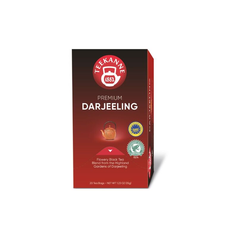 【TEEKANNE 恬康樂】Premium Darjeeling 大吉嶺紅茶 (1.75g x 20包/ 盒)|雨林認證