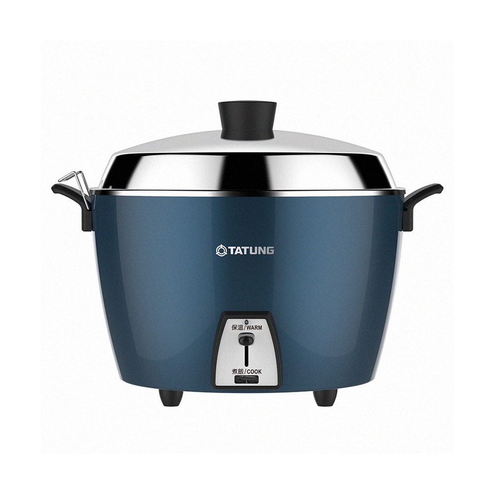 TATUNG 220V Dual Voltage 11-Cup Stainless Steel Rice Cooker Full Set TAC-11L-MV2B, , large