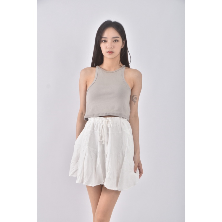(XL) 【依庭私服】質感白色短裙二手衣, , large